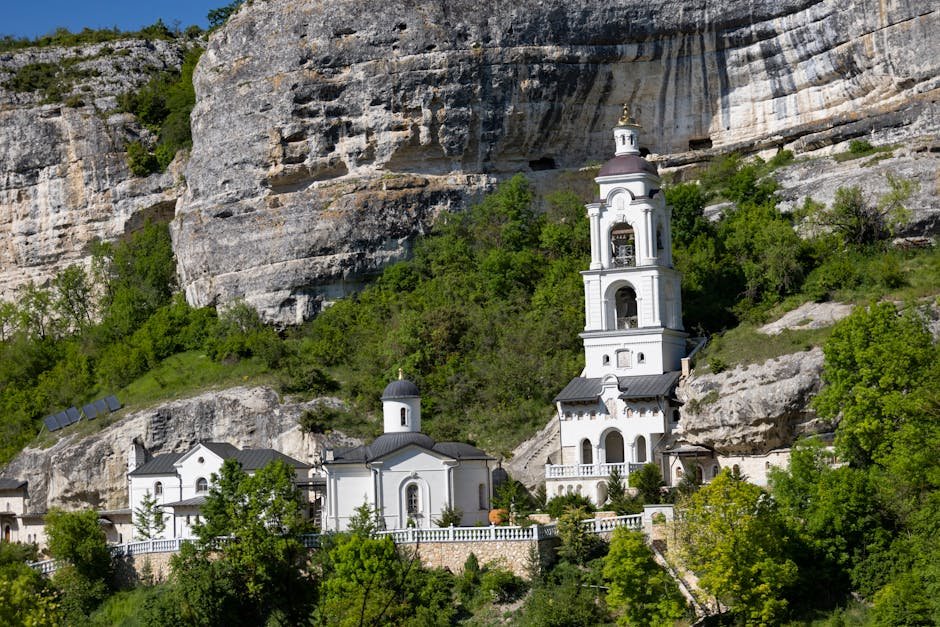 Tipova Rock Monastery Cliffs