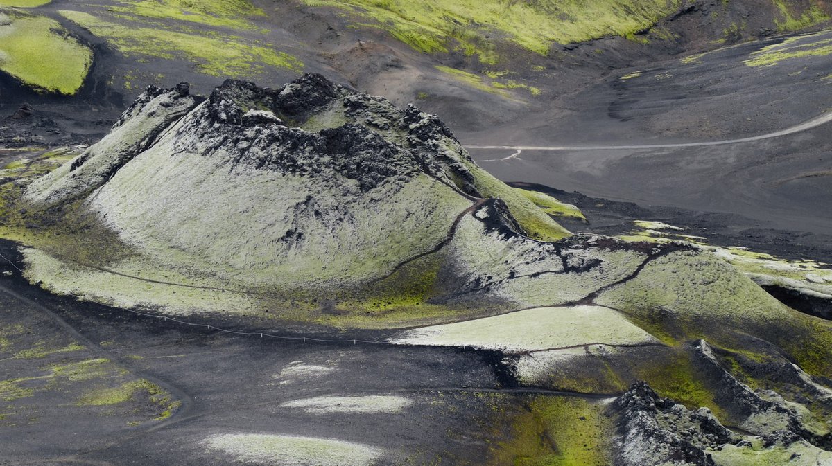 Laki Volcanic Crater — Iceland