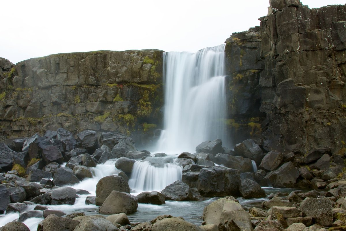 Öxarárfoss Waterfall — Iceland