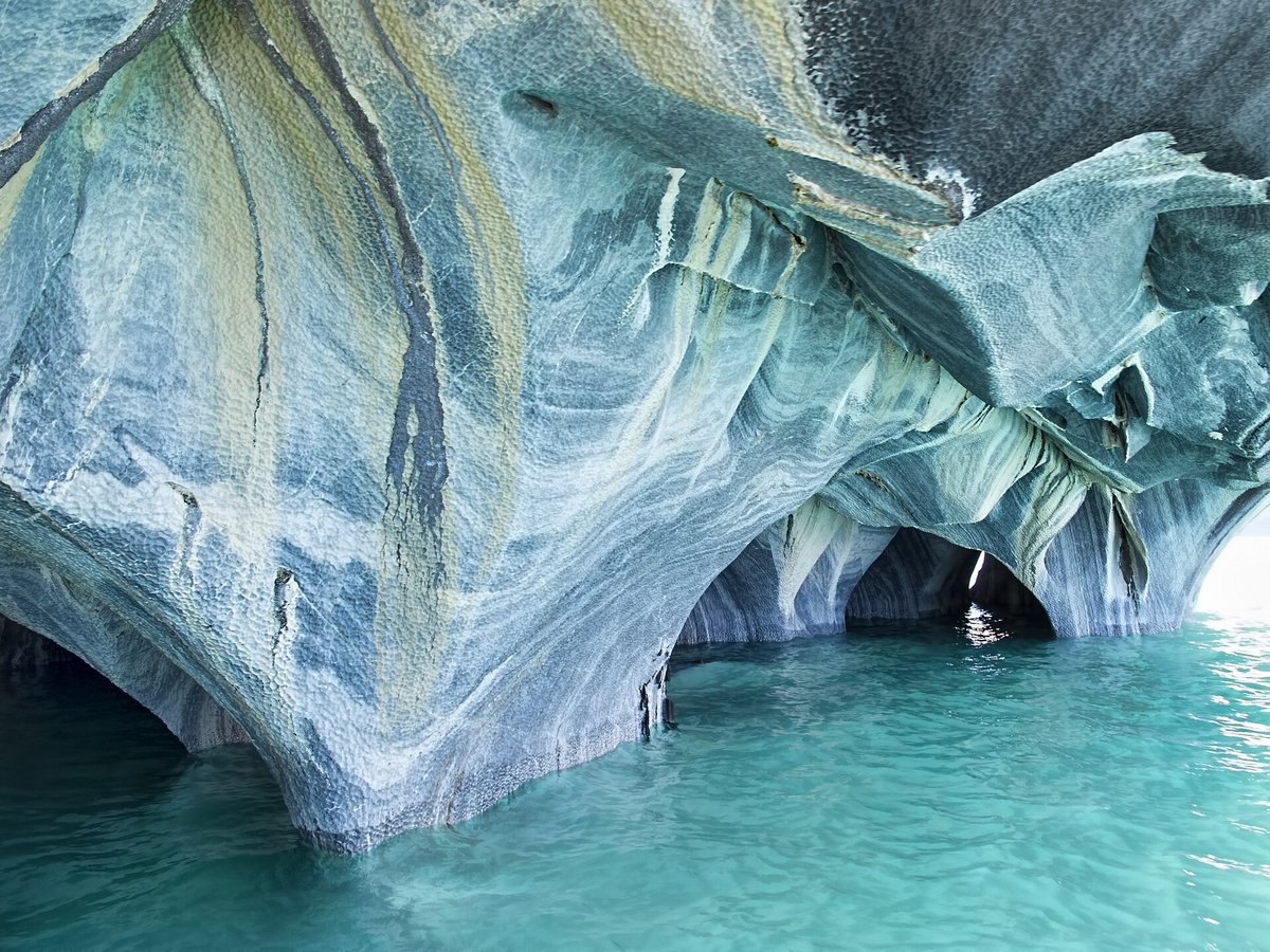 Marble Caves Carrera Lake — Patagonia Chile Argentina