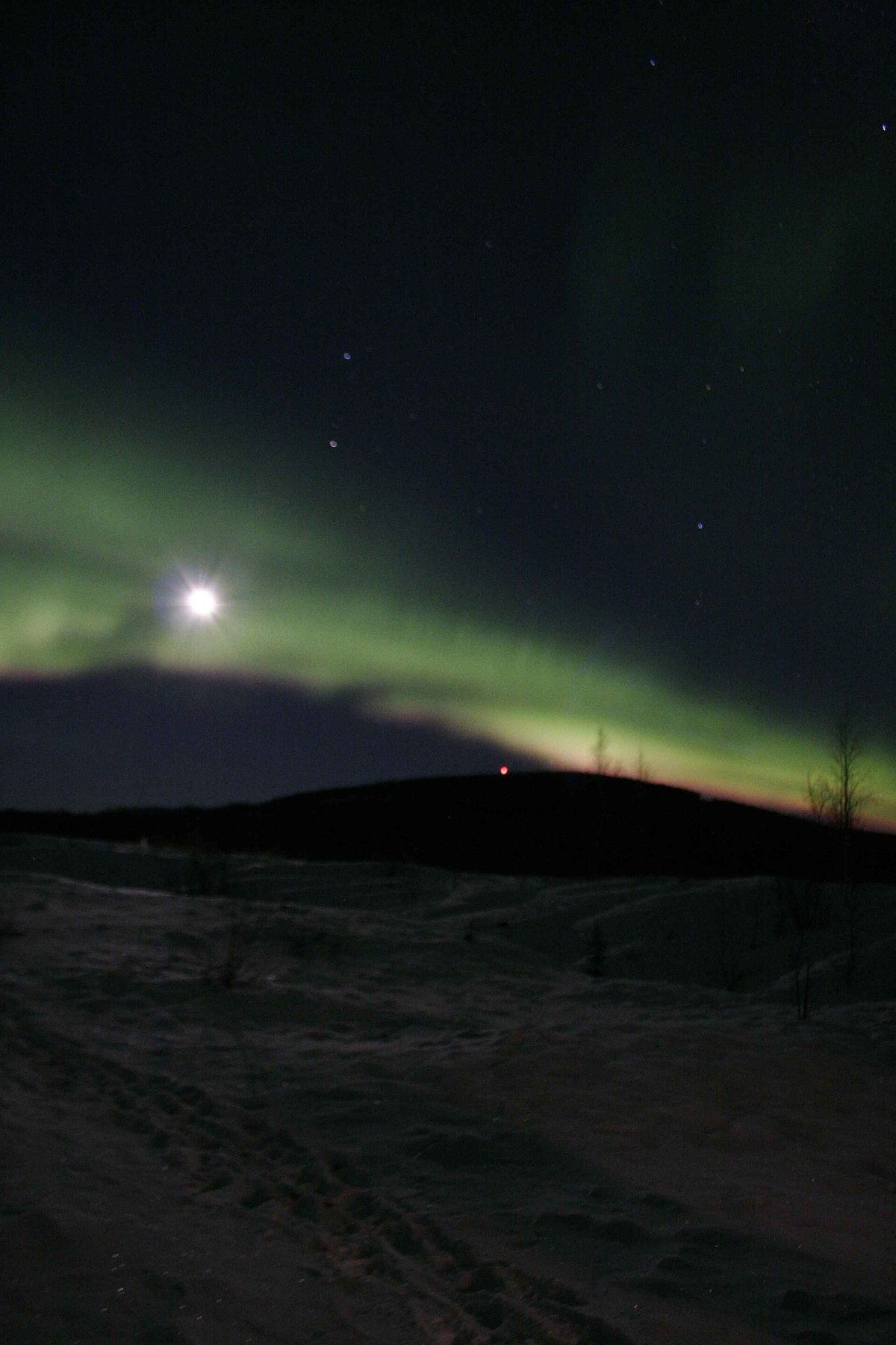 Polar Night Moon — Tromsø Norway