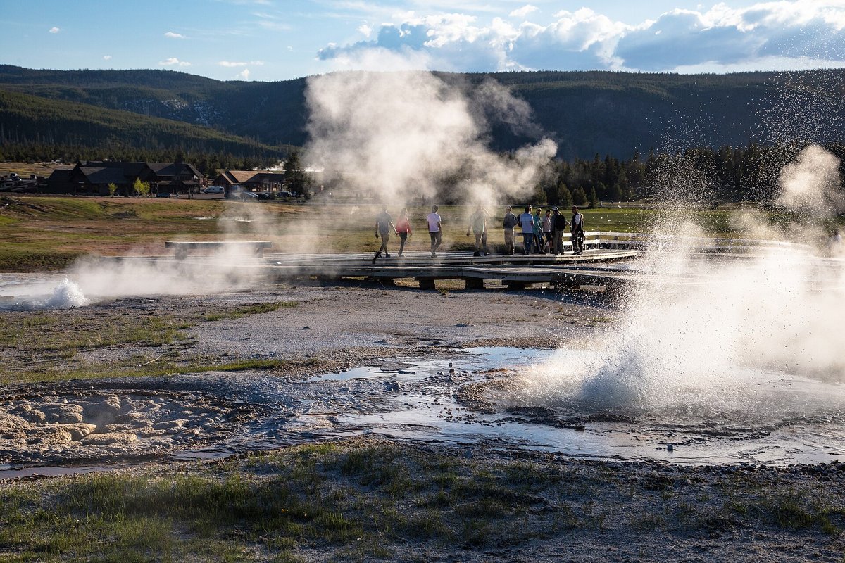 Yellowstone Geyser Hill Boardwalk