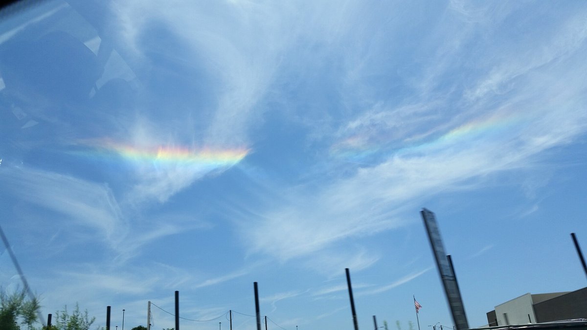 Circumhorizontal Arc Fire Rainbow — Rocky Mountain USA