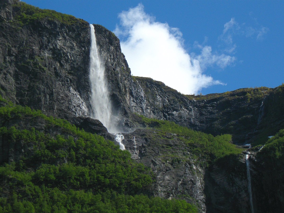 Kjelfossen Waterfall — Norway