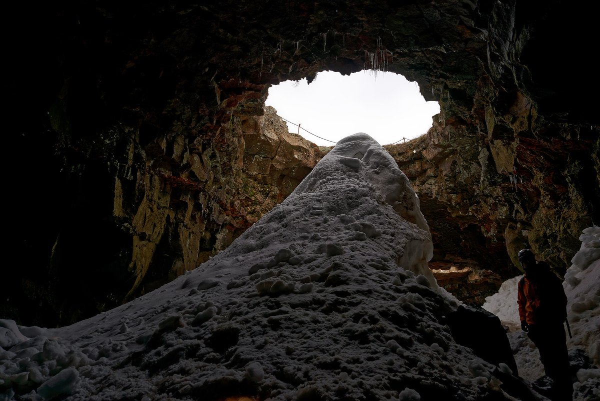 Raufarhólshellir Lava Tube — Iceland