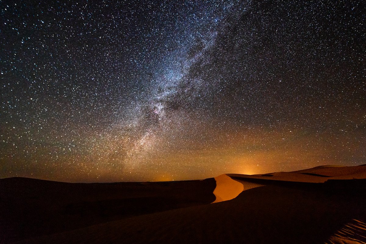 Sahara Desert Night Sky — Erg Chigaga Morocco