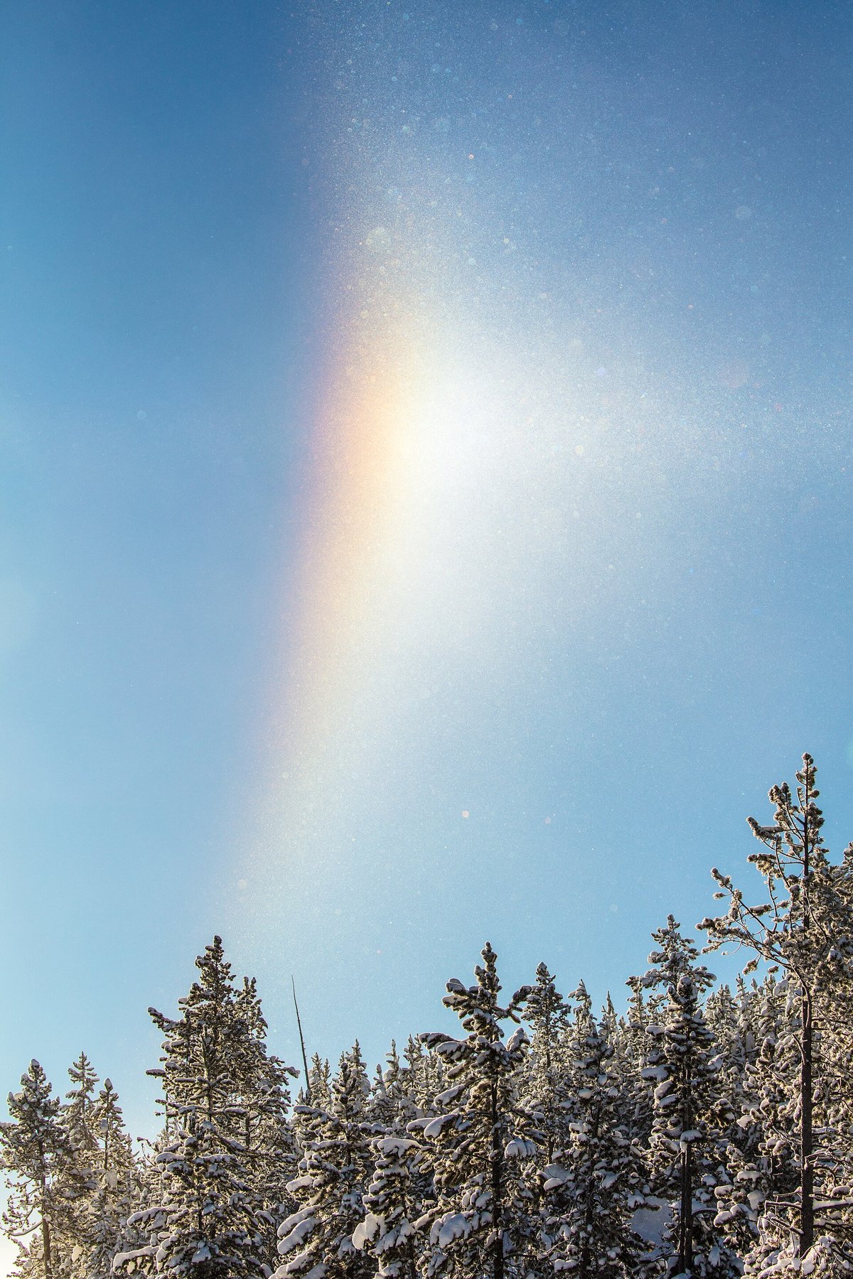 Diamond Dust Rainbow — Lapland Finland