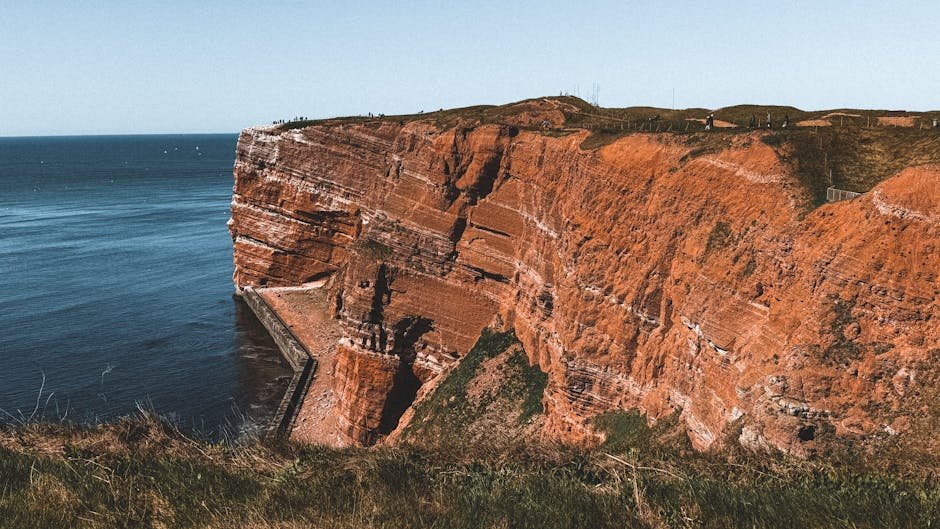 Brandungsküste Heligoland Oberland
