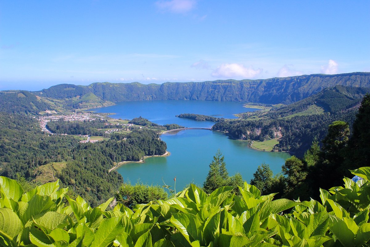 Sete Cidades Caldera Twin Lakes