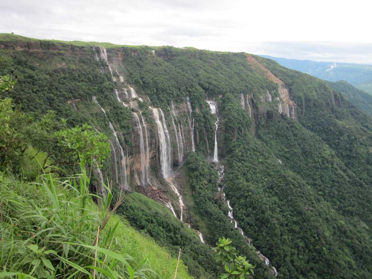 Nohsngithiang Falls — India