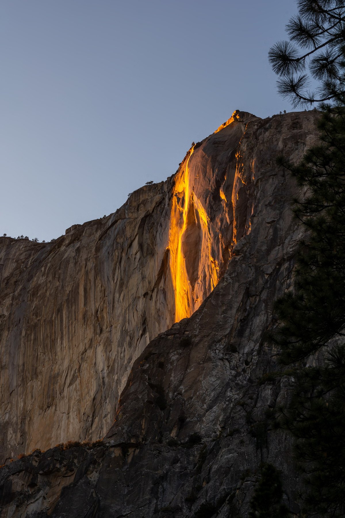 Horsetail Falls Firefall — Yosemite California