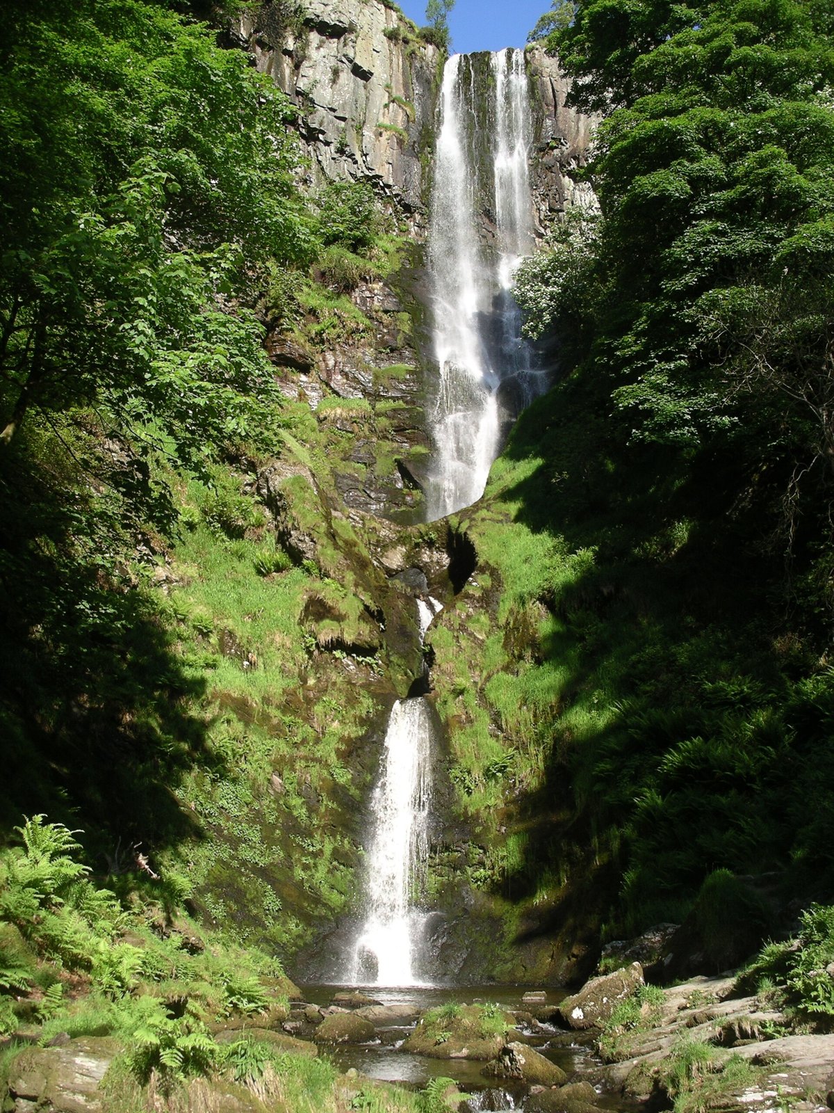 Pistyll Rhaeadr Waterfall — United Kingdom