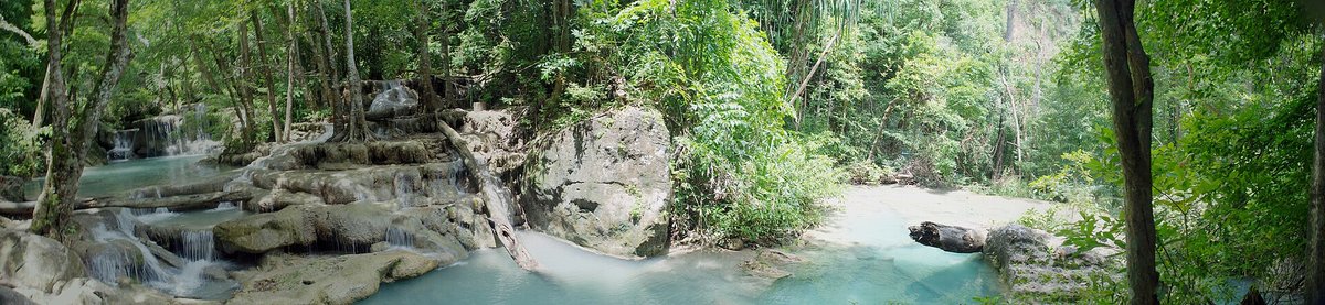 Erawan Tiered Emerald Falls — Kanchanaburi Thailand