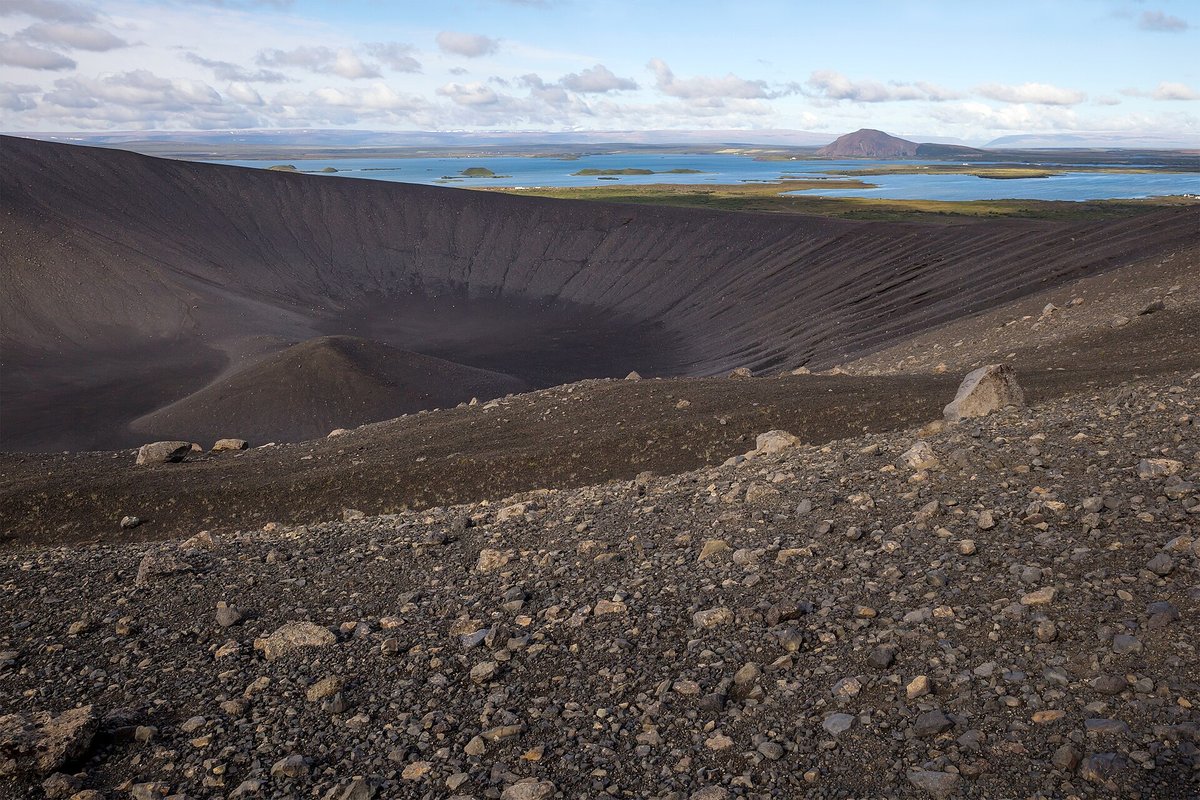 Hverfjall Volcanic Crater — Iceland