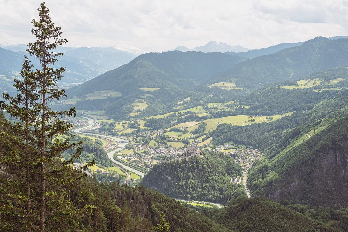 Hohenwerfen Salzach Cliffside