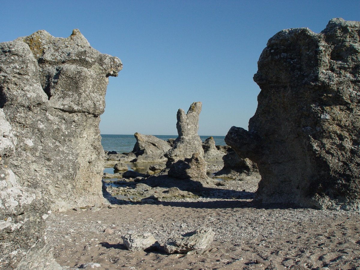 Gotland Raukar Sea Stacks