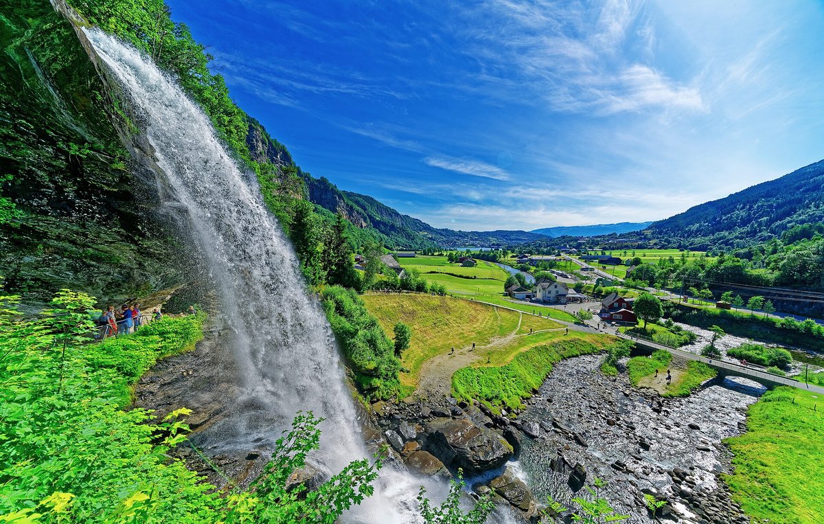 Steinsdalsfossen Waterfall — Norway